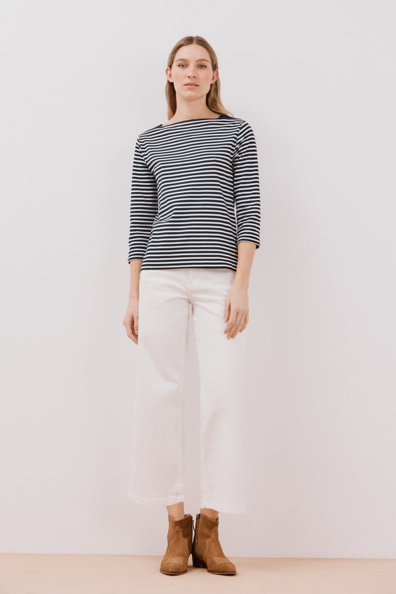 Cortefiel Jeans palazzo crop