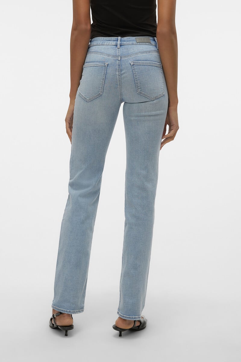 Cortefiel Jeans Rectos Tiro Alto