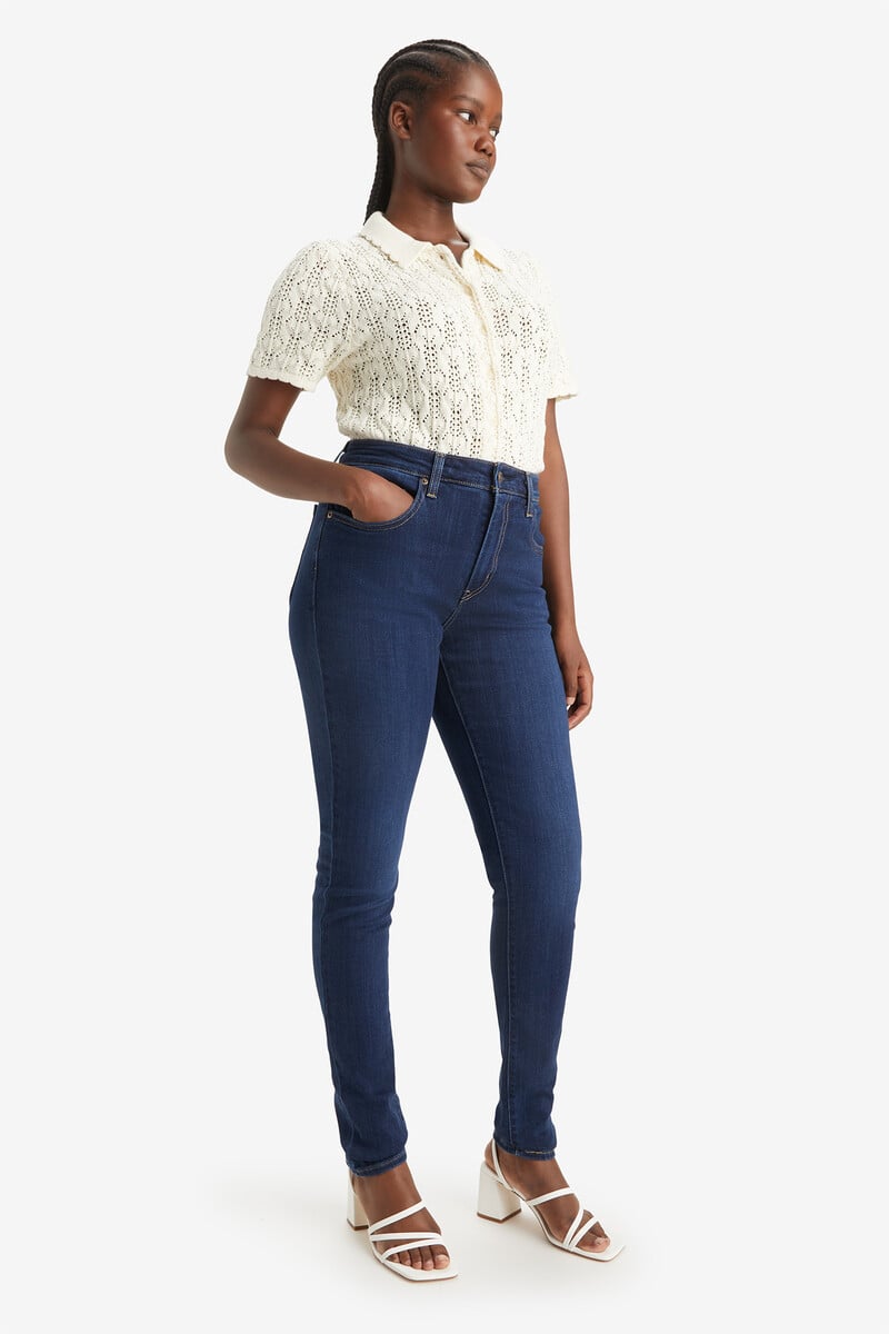 Cortefiel Jeans Skinny Tiro Alto