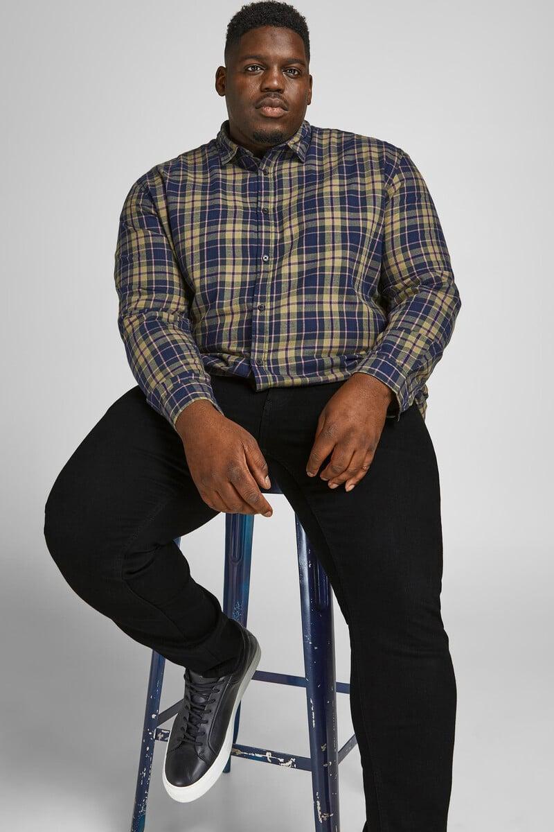 Cortefiel Jeans Slim Straight Fit Plus