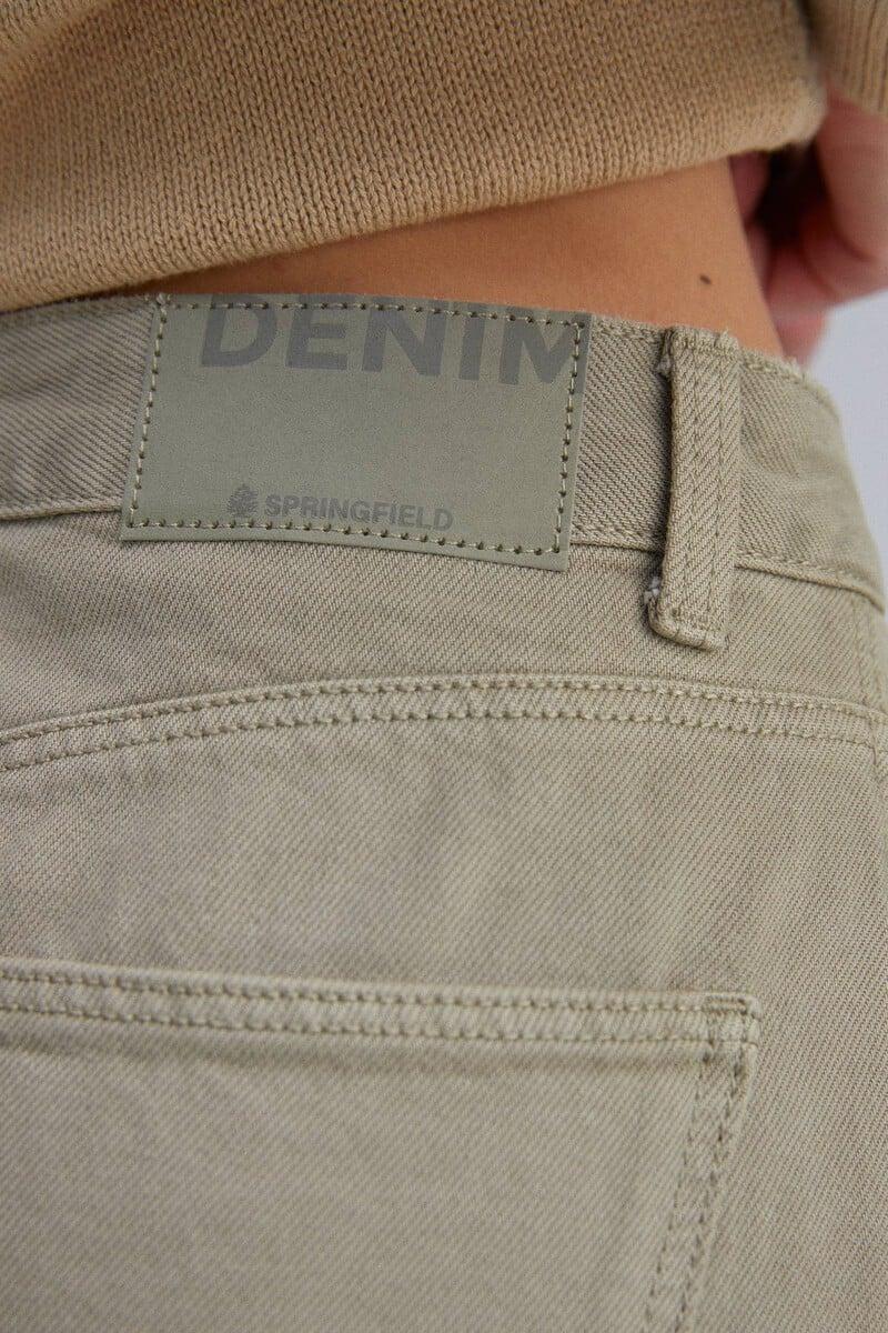Cortefiel Jeans Wide Leg Color