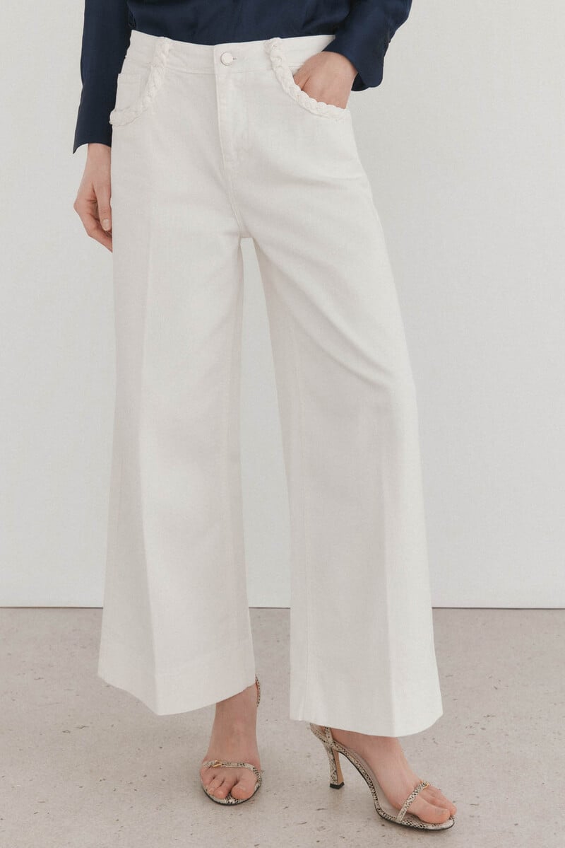 Cortefiel Jeans Wide Leg Flare