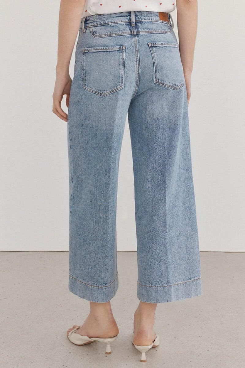 Cortefiel Jeans Wide Leg Flare