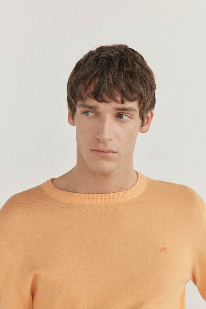 Cortefiel Jersey Algodón Premium Cuello Caja