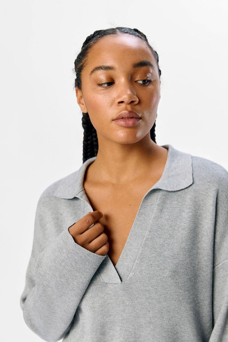 Cortefiel Jersey Amplio Polo