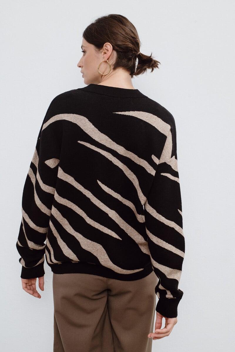 Cortefiel Jersey Animal Print