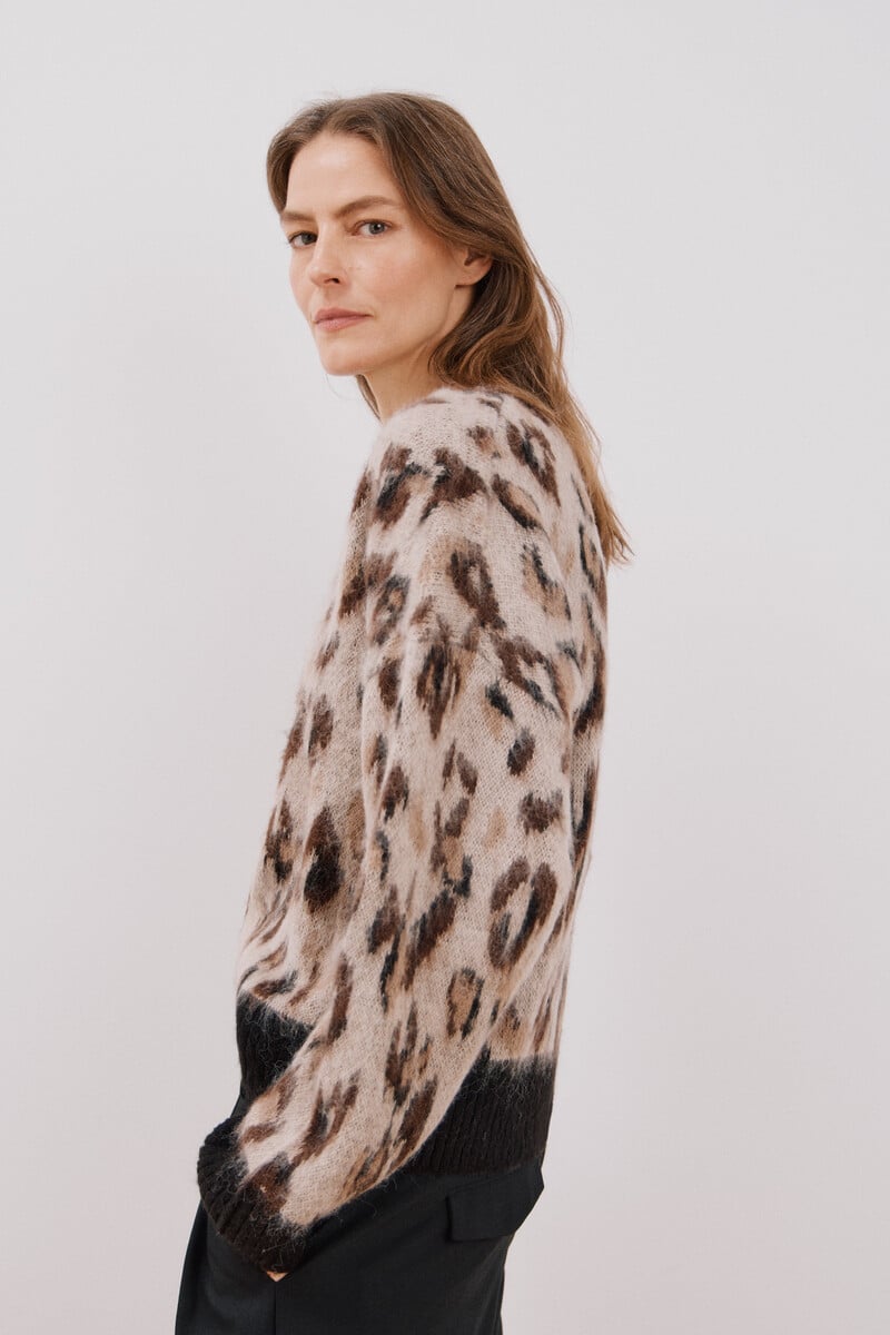 Cortefiel Jersey Animal Print