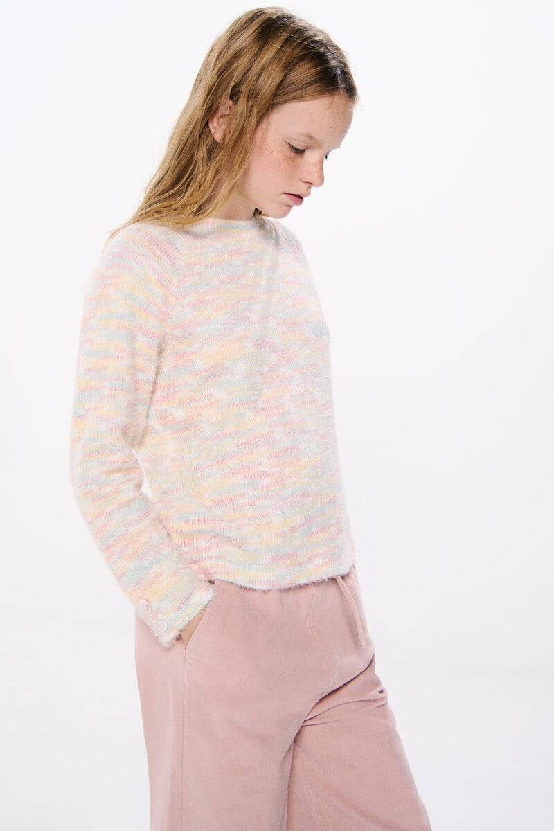 Cortefiel Jersey arcoiris niña