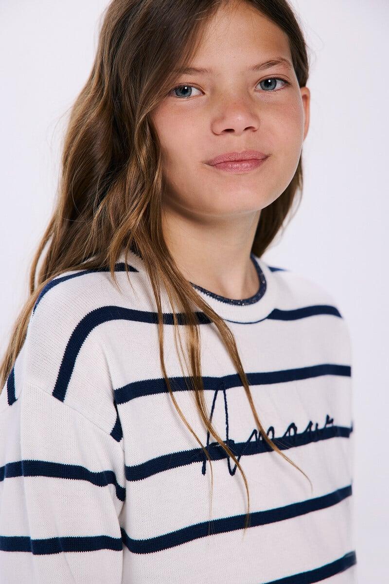 Cortefiel Jersey Bimateria Amour Niña