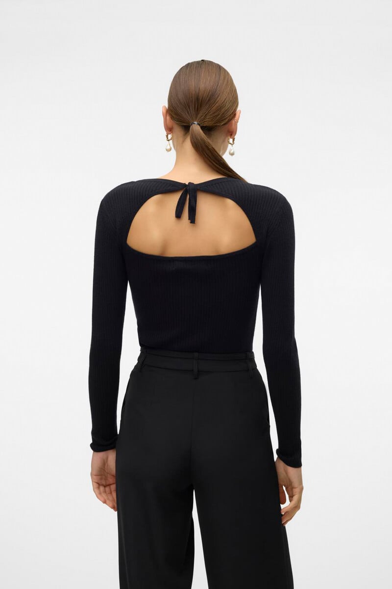 Cortefiel Jersey Canalé Con Espalda Abierta
