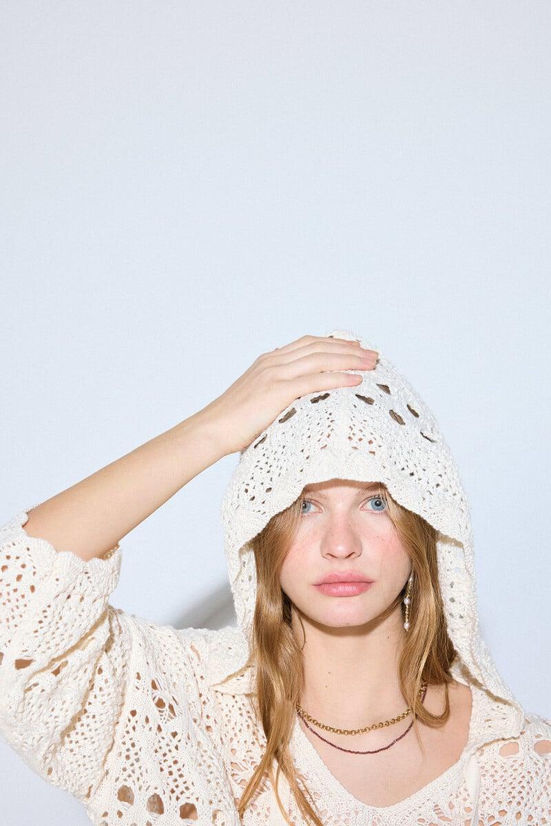 Cortefiel Jersey capucha calado