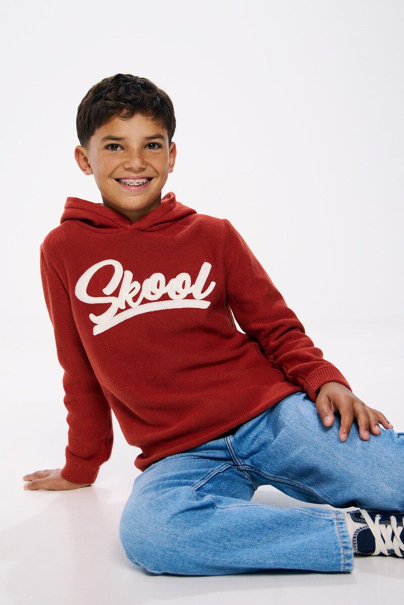 Cortefiel Jersey capucha niño