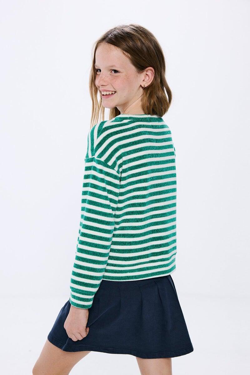 Cortefiel Jersey Chenilla Niña