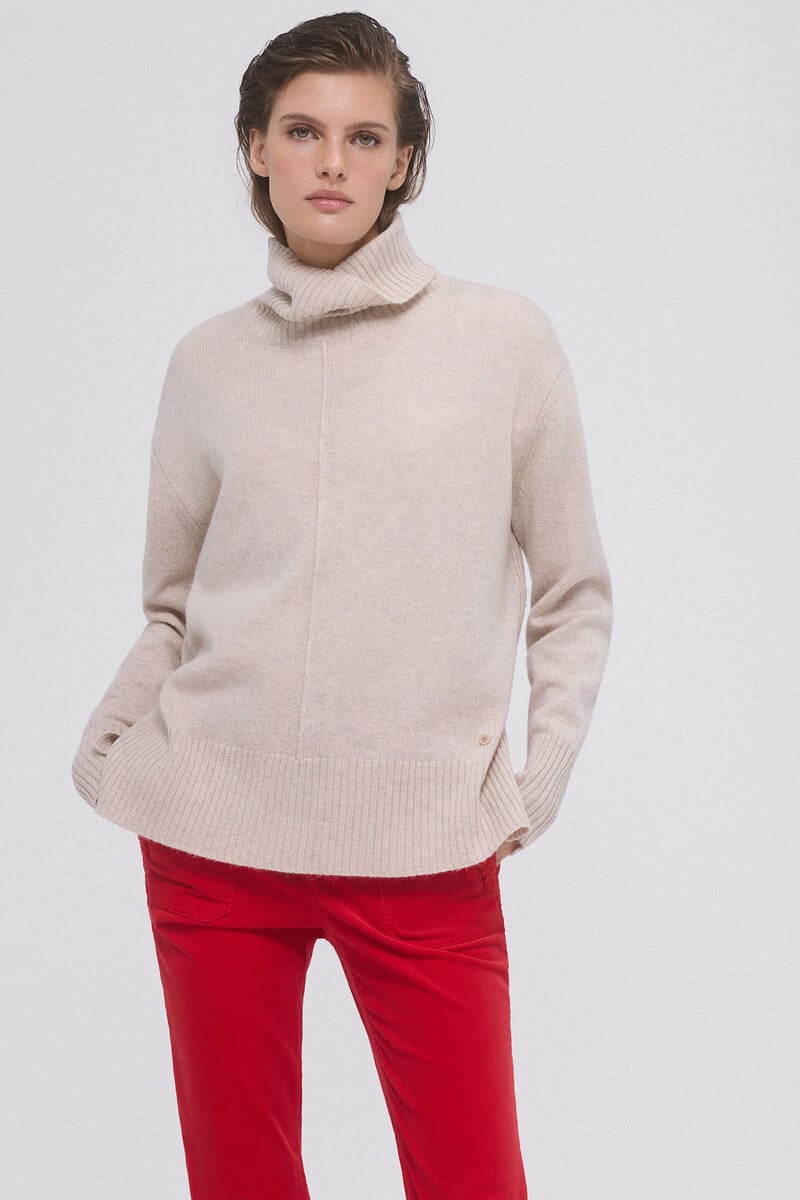 Cortefiel Jersey Cisne Lana Merino