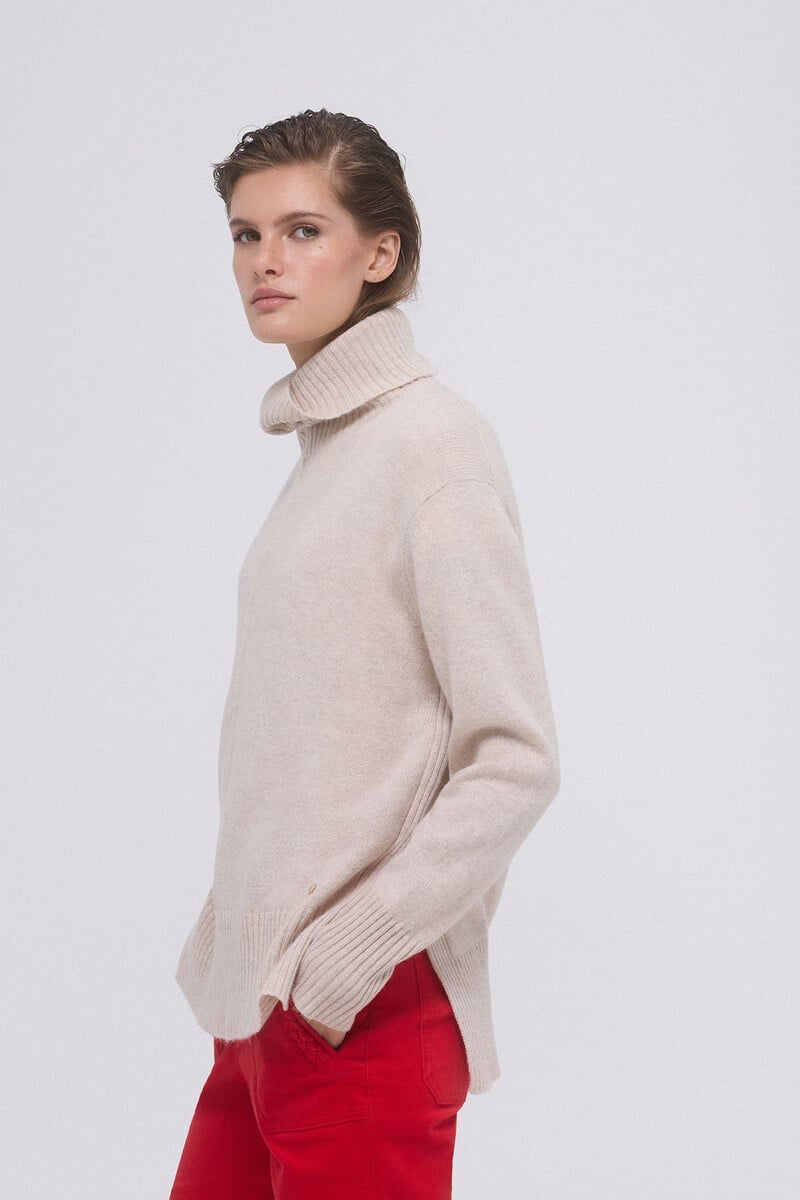 Cortefiel Jersey Cisne Lana Merino