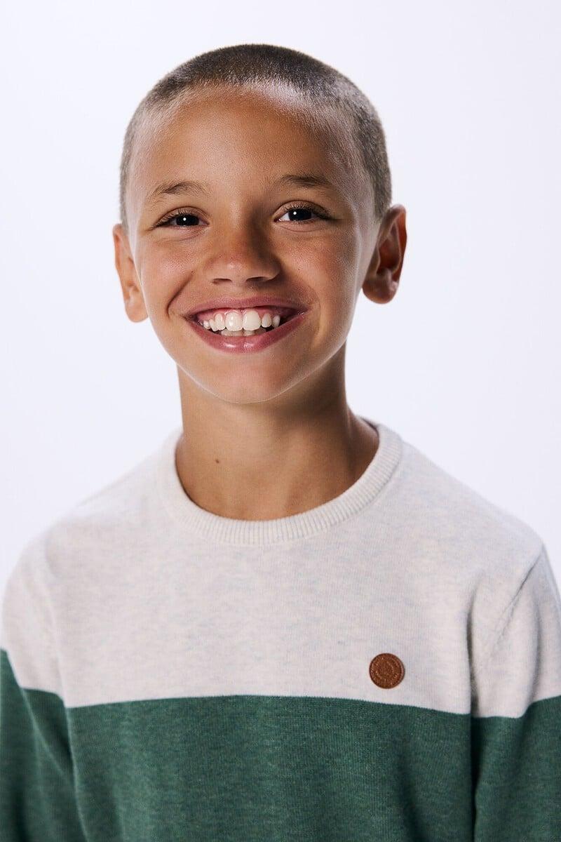 Cortefiel Jersey Color Block Niño