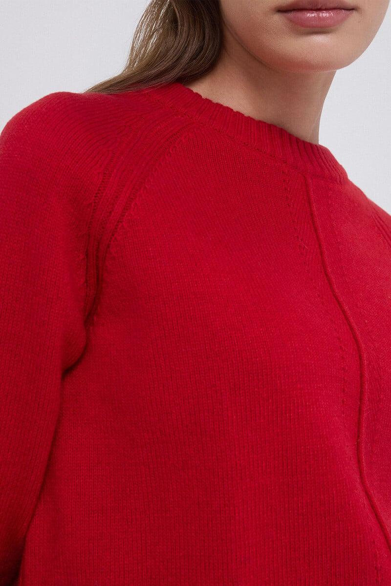 Cortefiel Jersey Cuello Caja Lana Merino