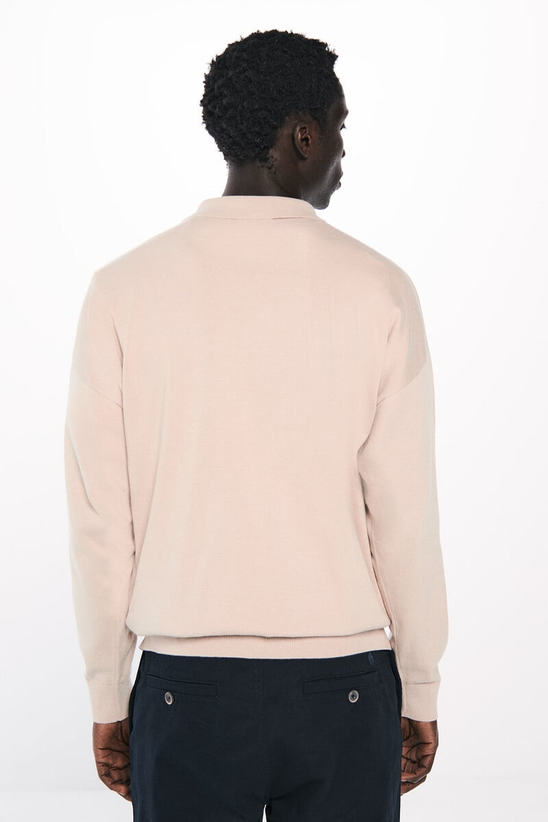 Cortefiel Jersey Cuello Polo Cremallera