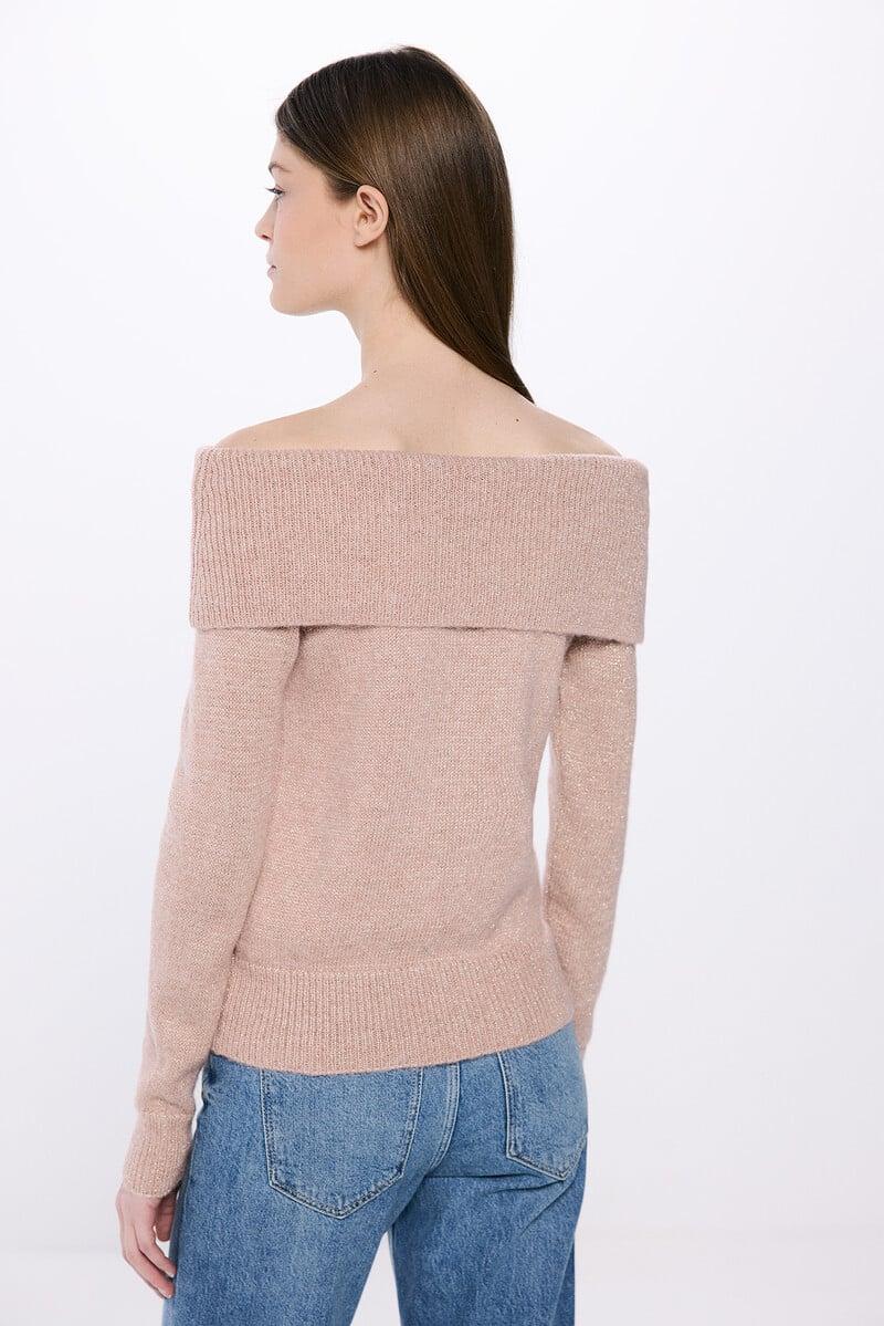 Cortefiel Jersey Cuello Vuelto Escote Hombros