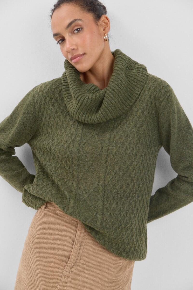 Cortefiel Jersey Cuello Vuelto
