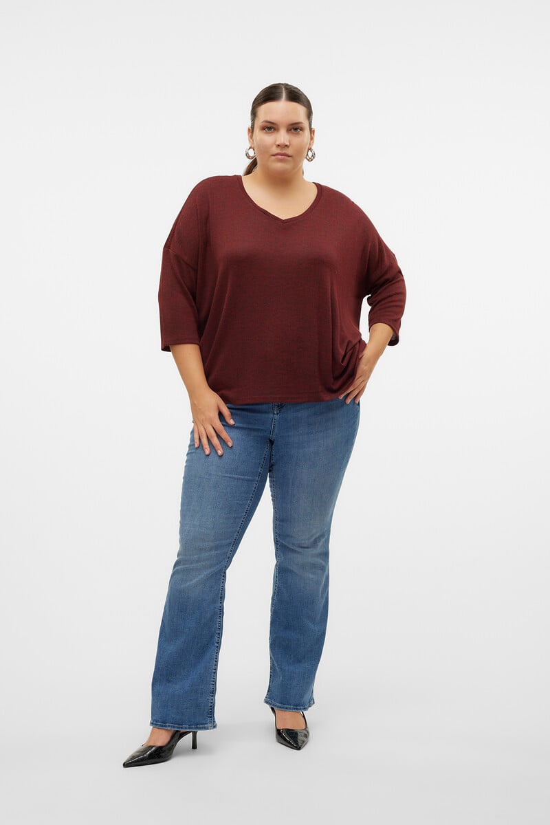 Cortefiel Jersey De Cuello Pico Talla Grande
