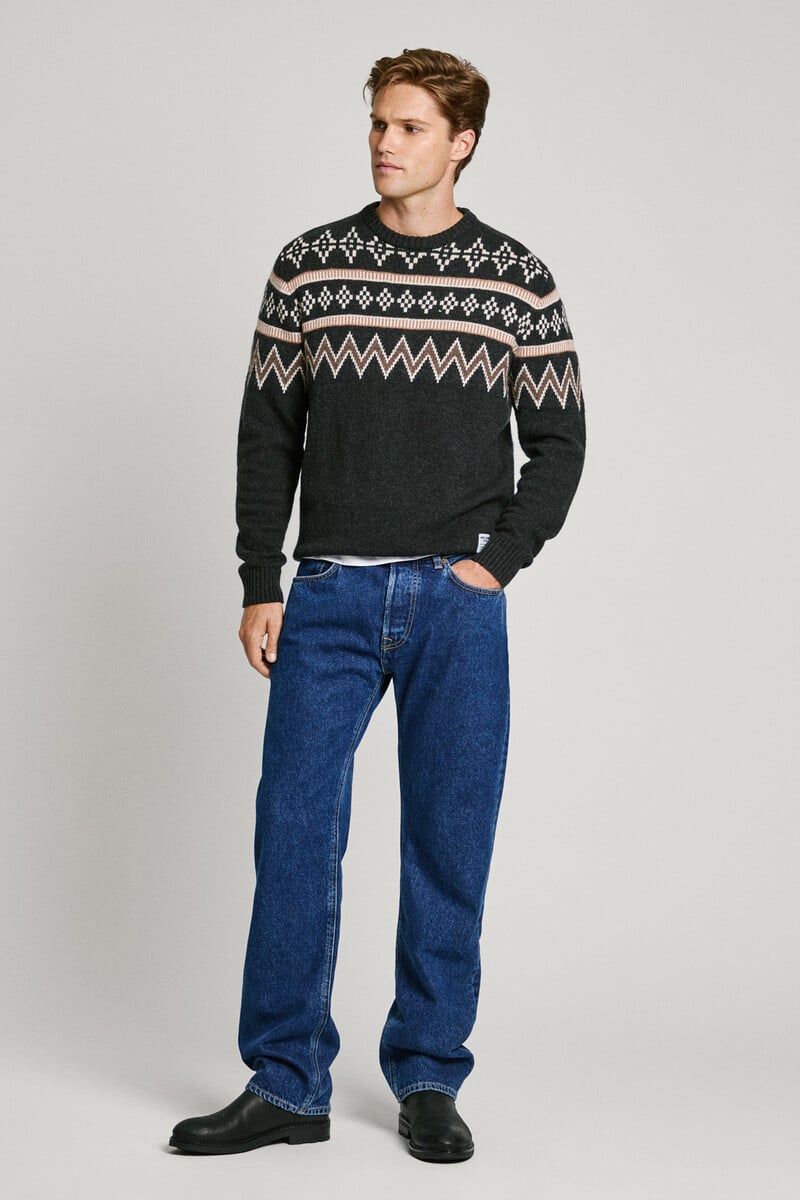 Cortefiel Jersey De Cuello Redondo