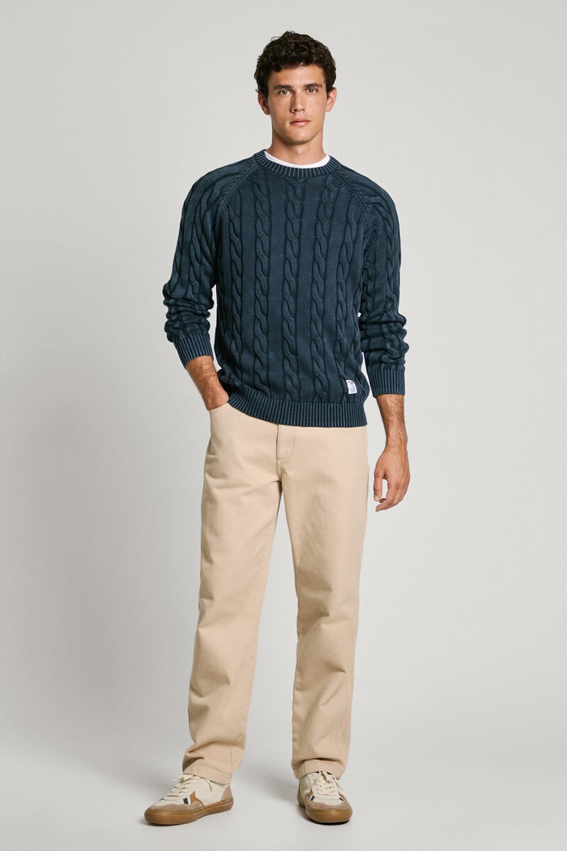 Cortefiel Jersey De Cuello Redondo