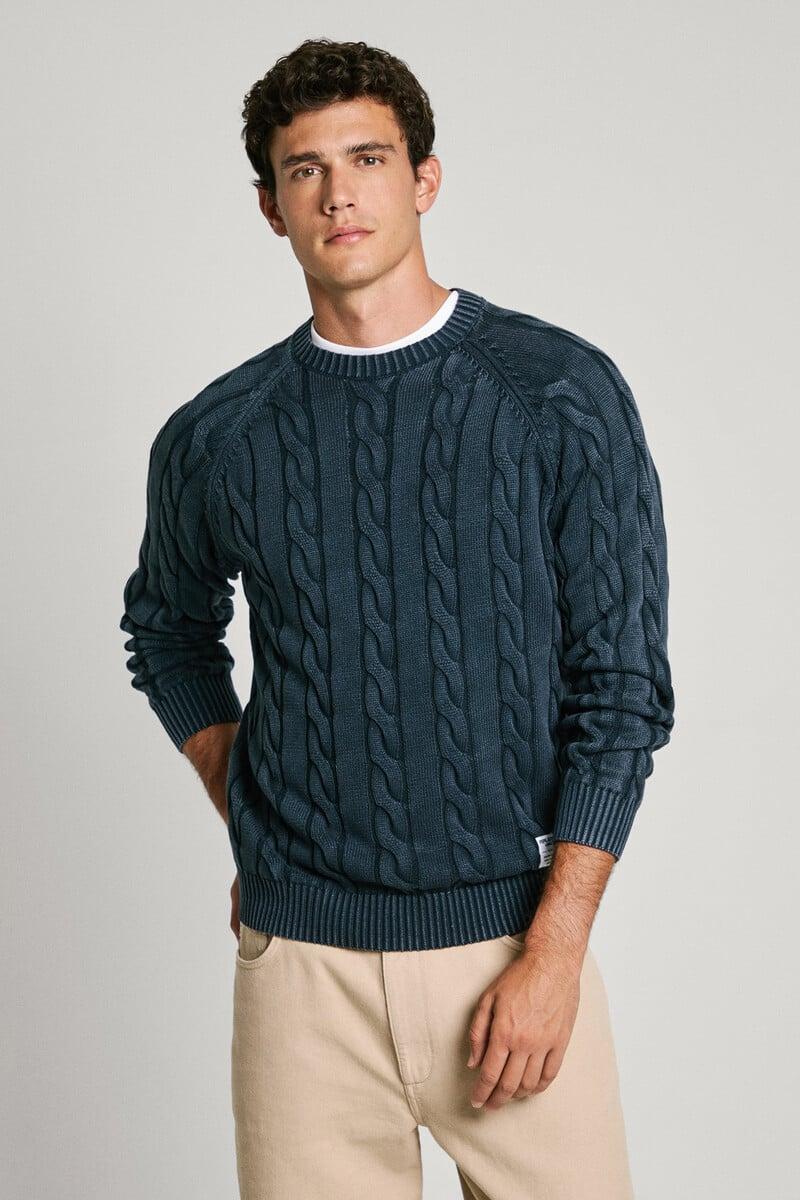 Cortefiel Jersey de cuello redondo