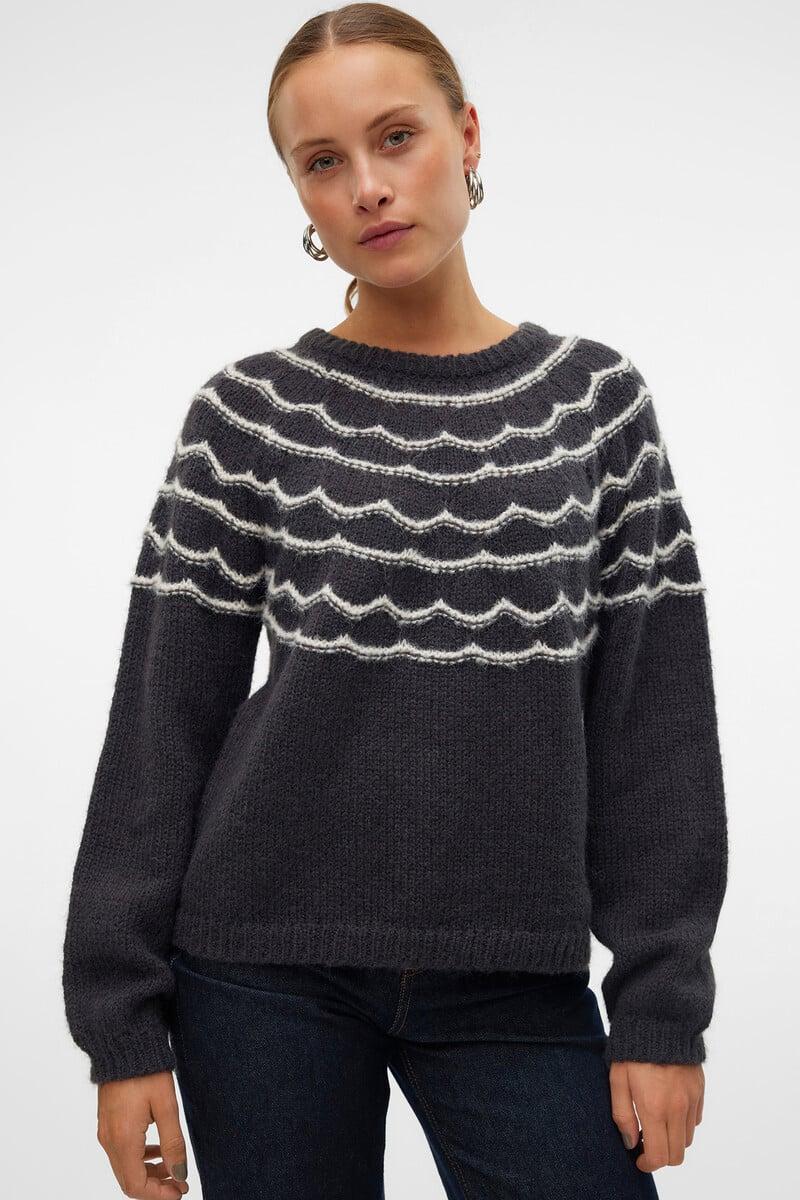 Cortefiel Jersey de cuello redondo