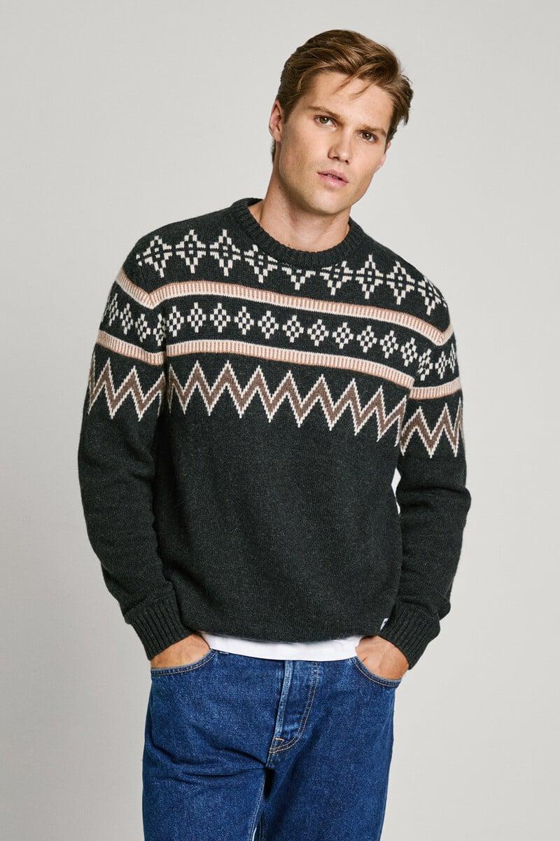 Cortefiel Jersey de cuello redondo