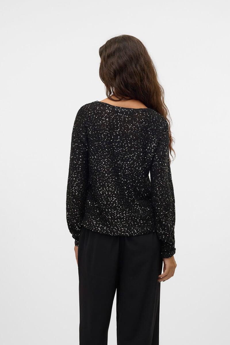 Cortefiel Jersey De Lurex Y Lentejuelas