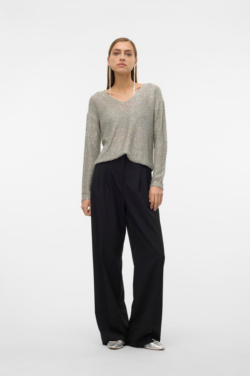 Cortefiel Jersey De Lurex Y Lentejuelas
