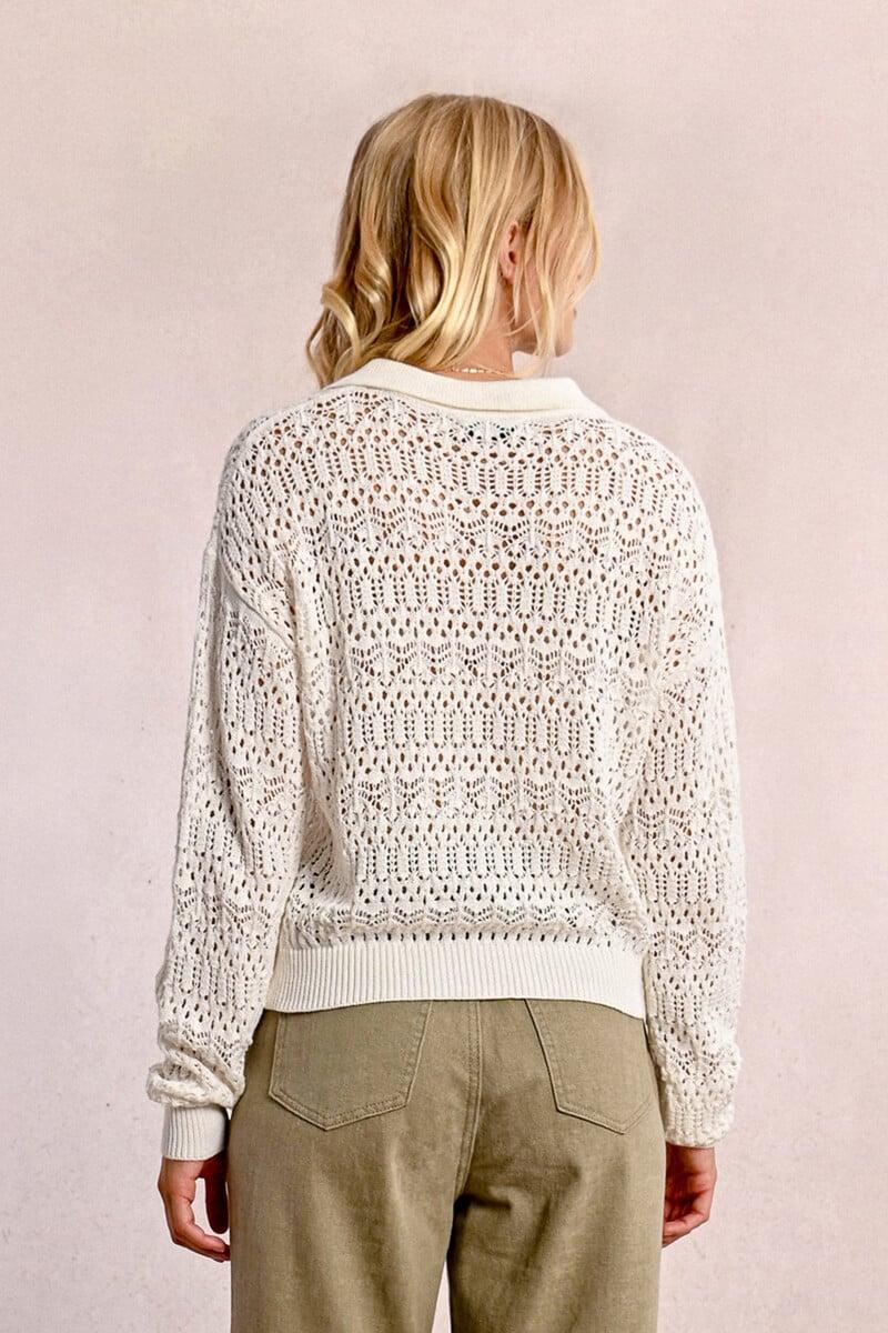 Cortefiel Jersey De Manga Larga Bordado