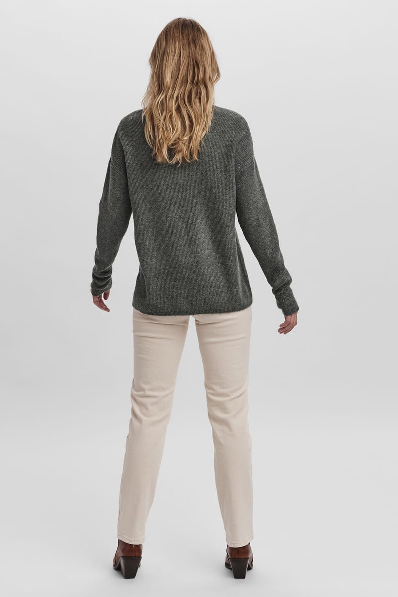 Cortefiel Jersey De Mujer Básico Con Escote Pico