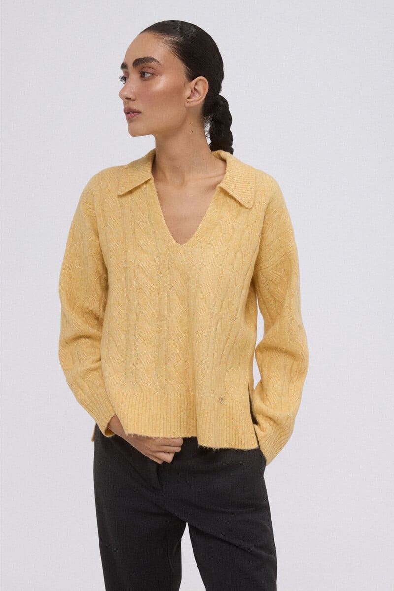 Cortefiel Jersey De Ochos Polo