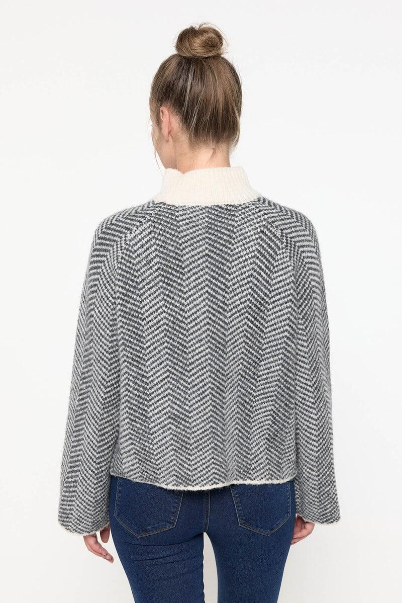Cortefiel Jersey De Punto Con Cuello Alto