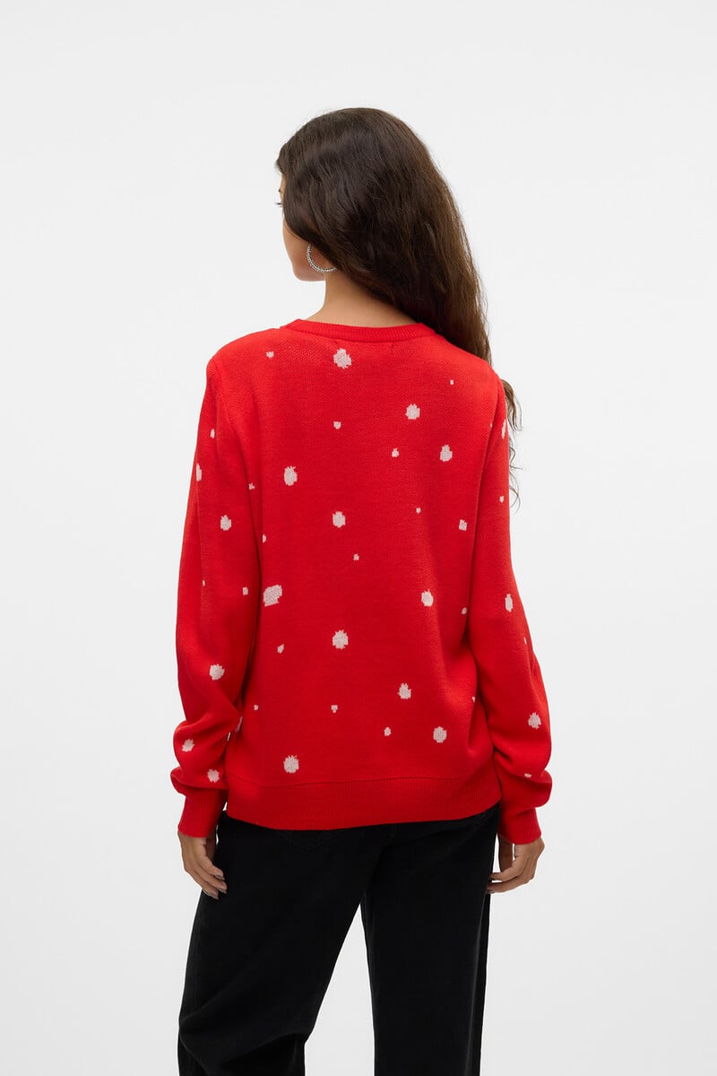 Cortefiel Jersey De Punto Con Diseño Navideño