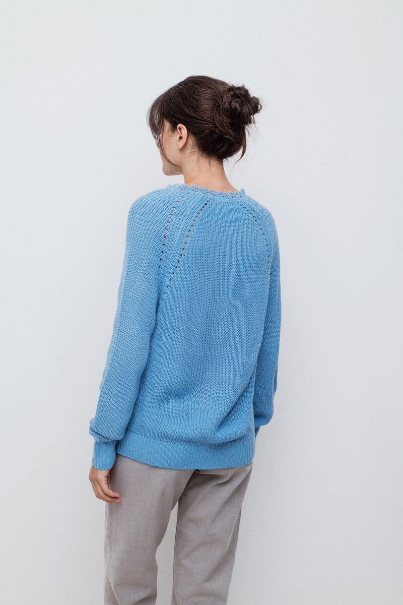 Cortefiel Jersey De Punto Con Encaje