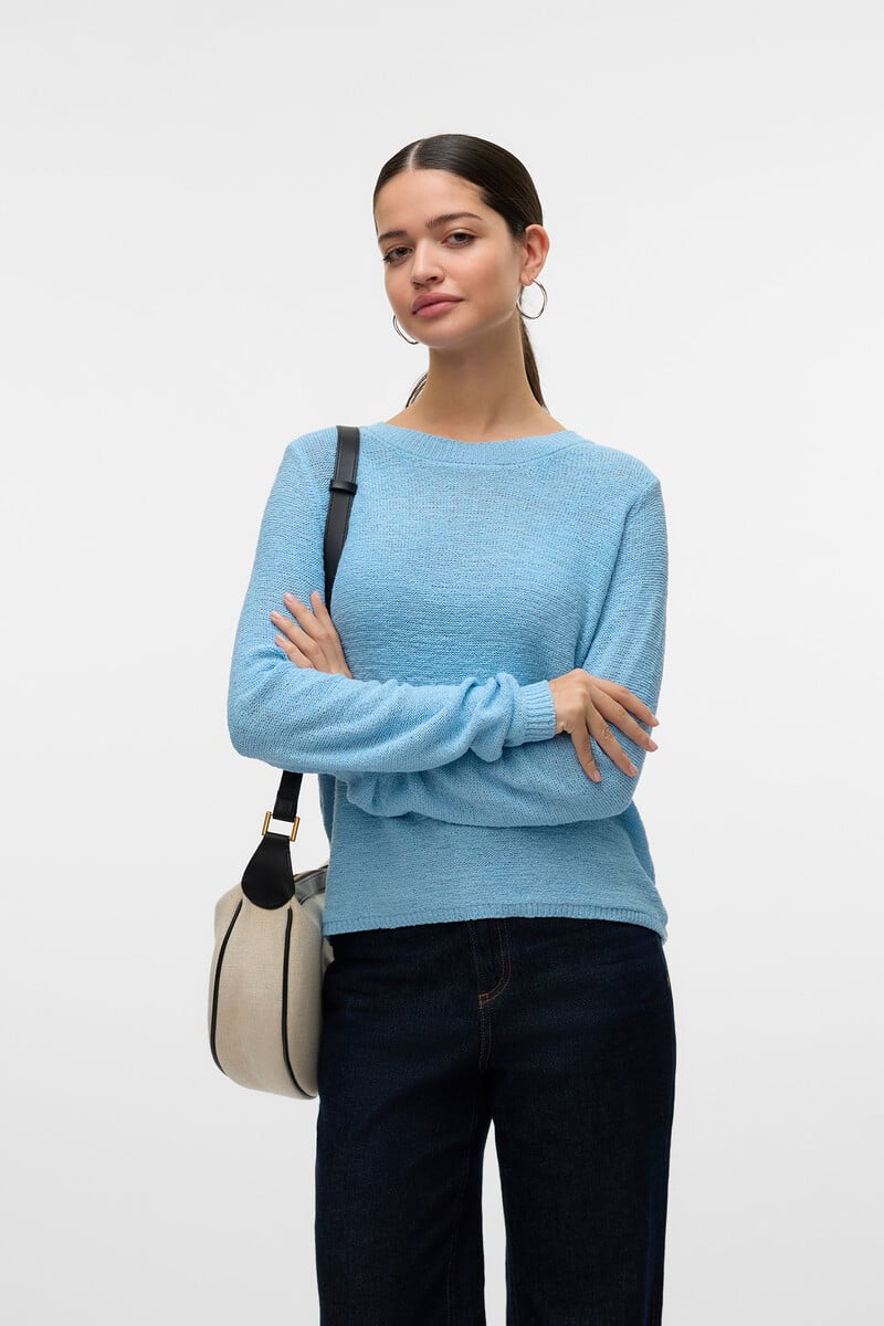 Cortefiel Jersey De Punto Cuello Redondo