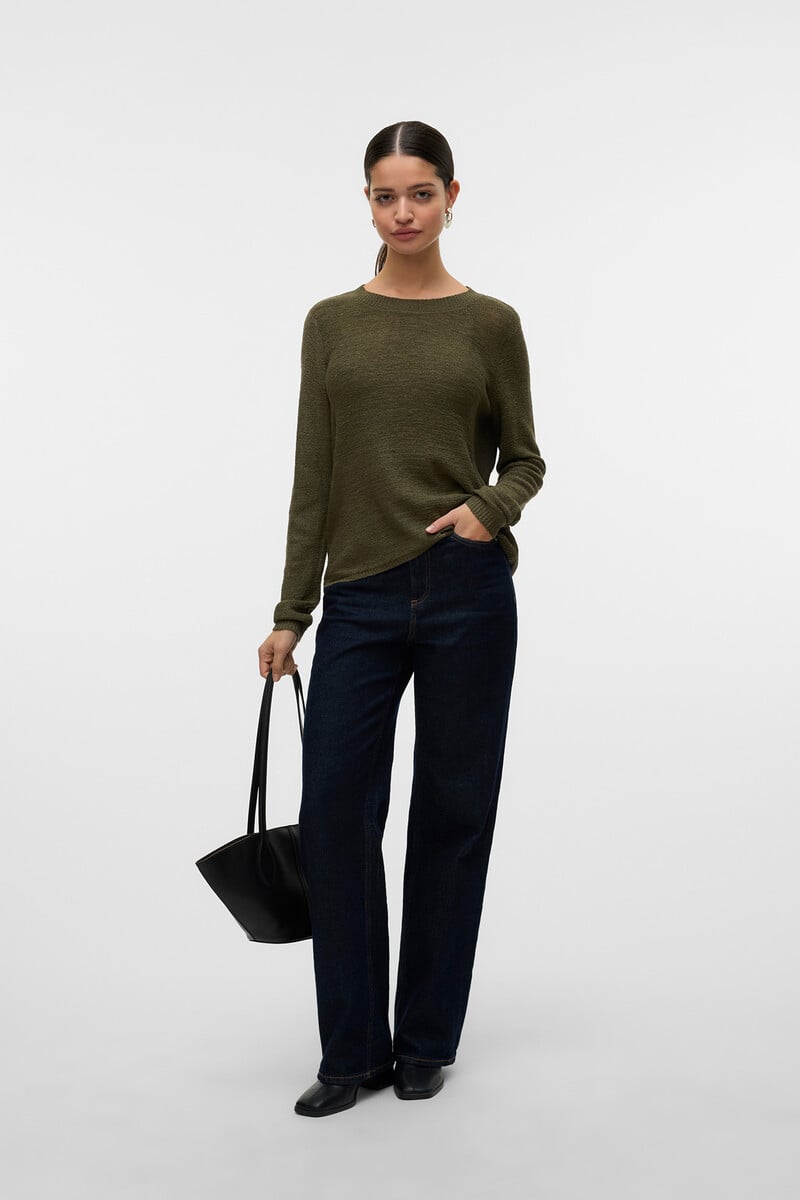 Cortefiel Jersey De Punto Cuello Redondo