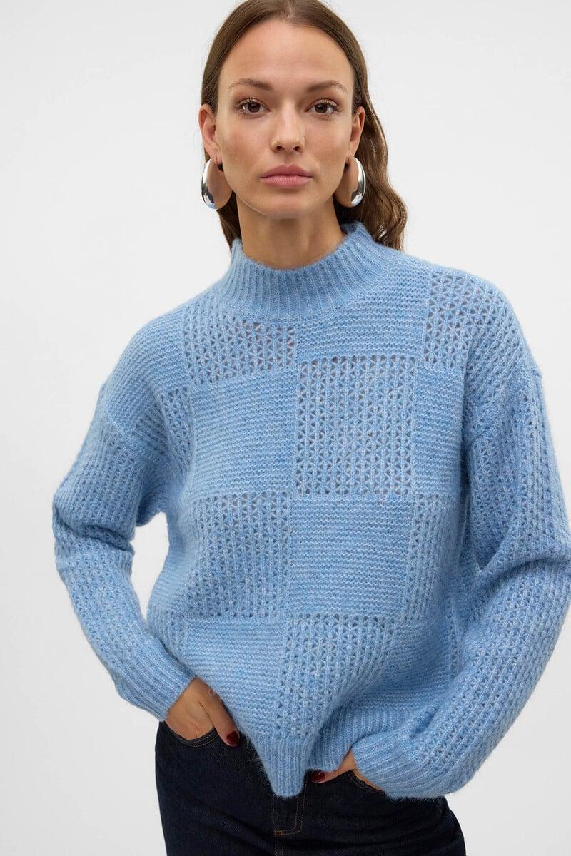 Cortefiel Jersey de punto de cuello alto