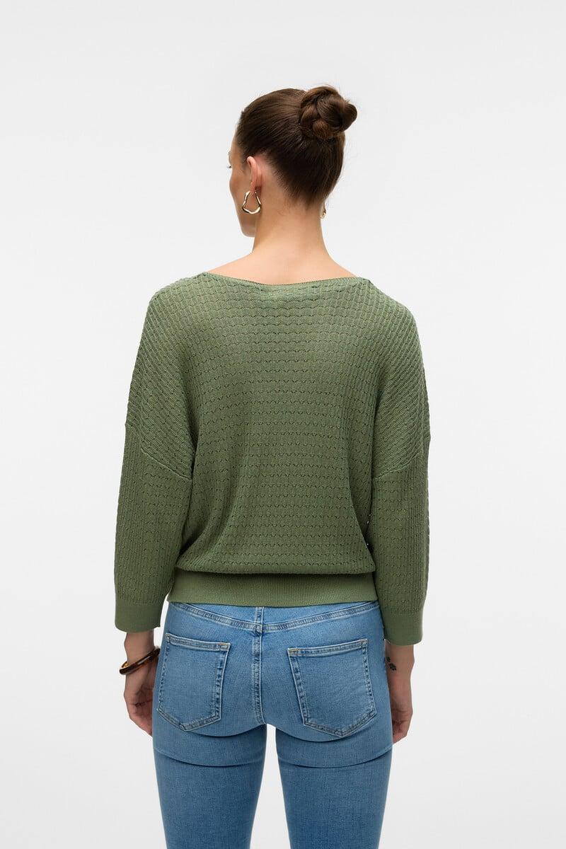 Cortefiel Jersey De Punto Fino Con Estructura