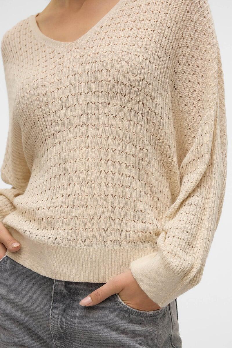 Cortefiel Jersey de punto fino con estructura