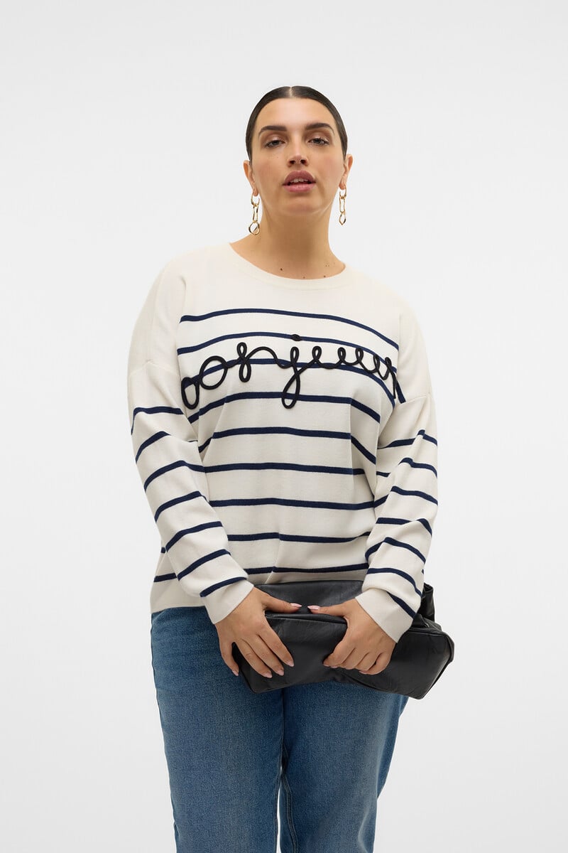 Cortefiel Jersey De Punto Fino Talla Grande