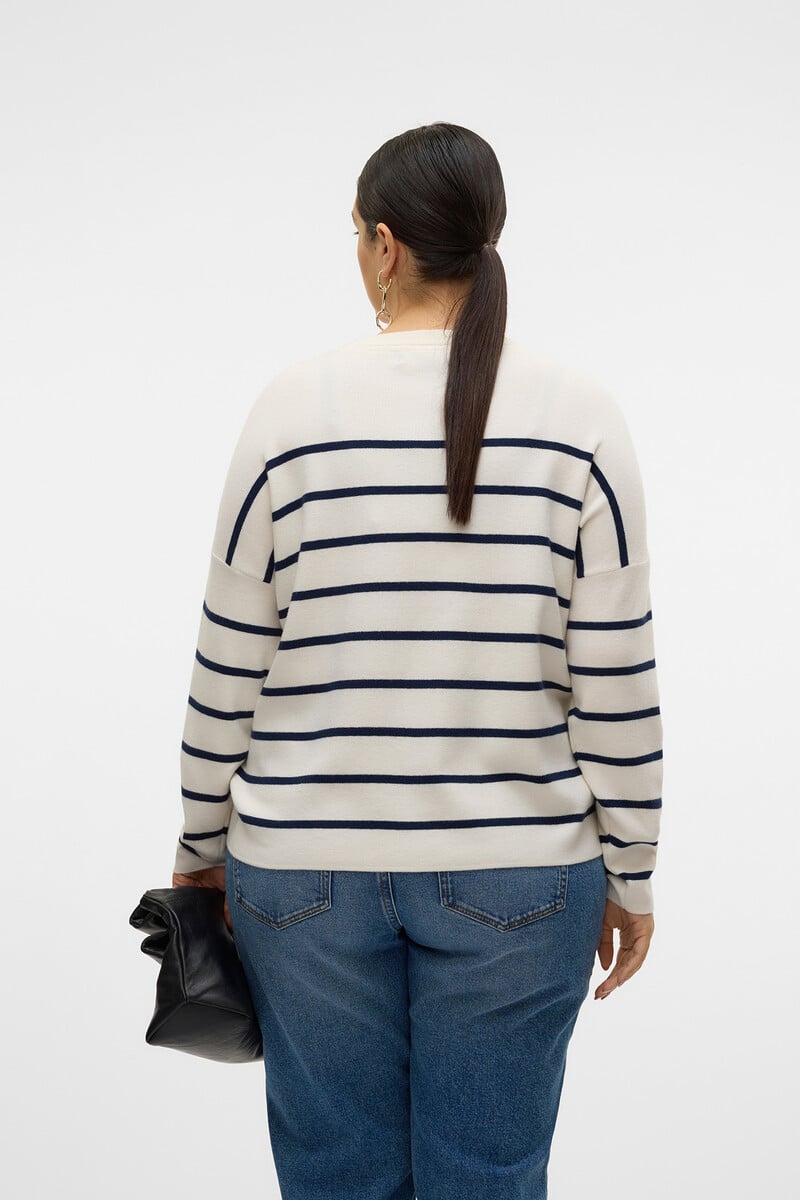 Cortefiel Jersey De Punto Fino Talla Grande