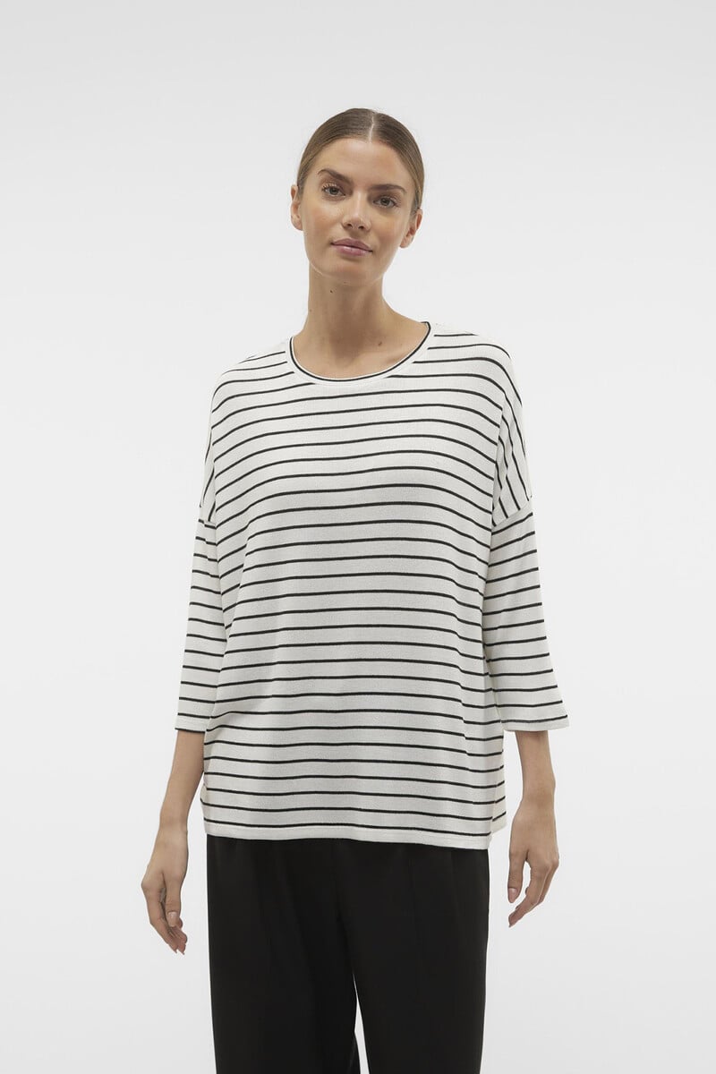 Cortefiel Jersey De Punto Manga 3/4