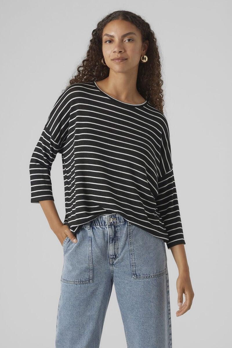 Cortefiel Jersey de punto manga 3/4