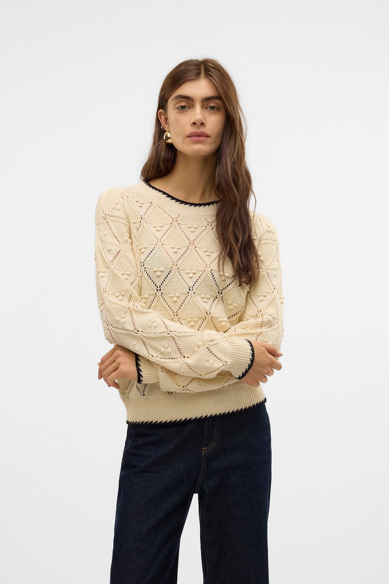 Cortefiel Jersey De Punto Manga Larga