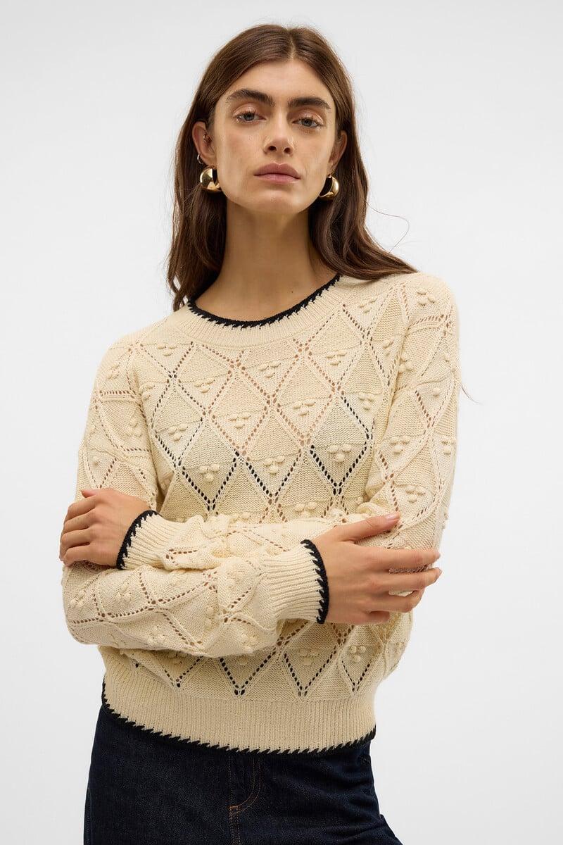 Cortefiel Jersey de punto manga larga