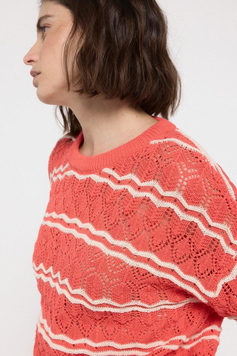 Cortefiel Jersey De Punto Manga Larga